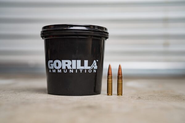 Gorilla Ammunition .300 Blackout 125gr Sierra MatchKing – 160 Round Bucket