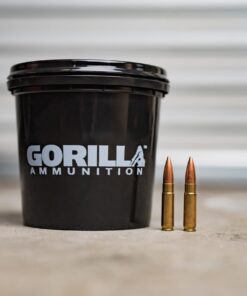 Gorilla Ammunition .300 Blackout Subsonic 215gr Berger Hybrid Target – 160 Round Bucket