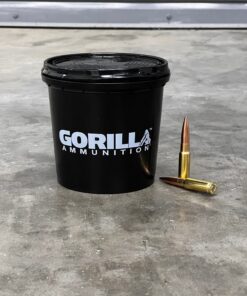 Gorilla, 8.6 Blackout, 300gr Sierra MatchKing Subsonic Ammunition – 80 Round Bucket