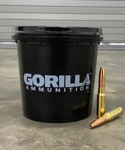 Gorilla Silverback, 8.6 Blackout, 285gr Fracturing Subsonic Ammunition – 80 Round Bucket