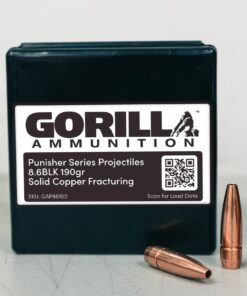 Blackout 8.6 Blackout 190gr Solid Copper Fracturing Projectiles (Qty of 50) **NOT LOADED – PROJECTILES ONLY**